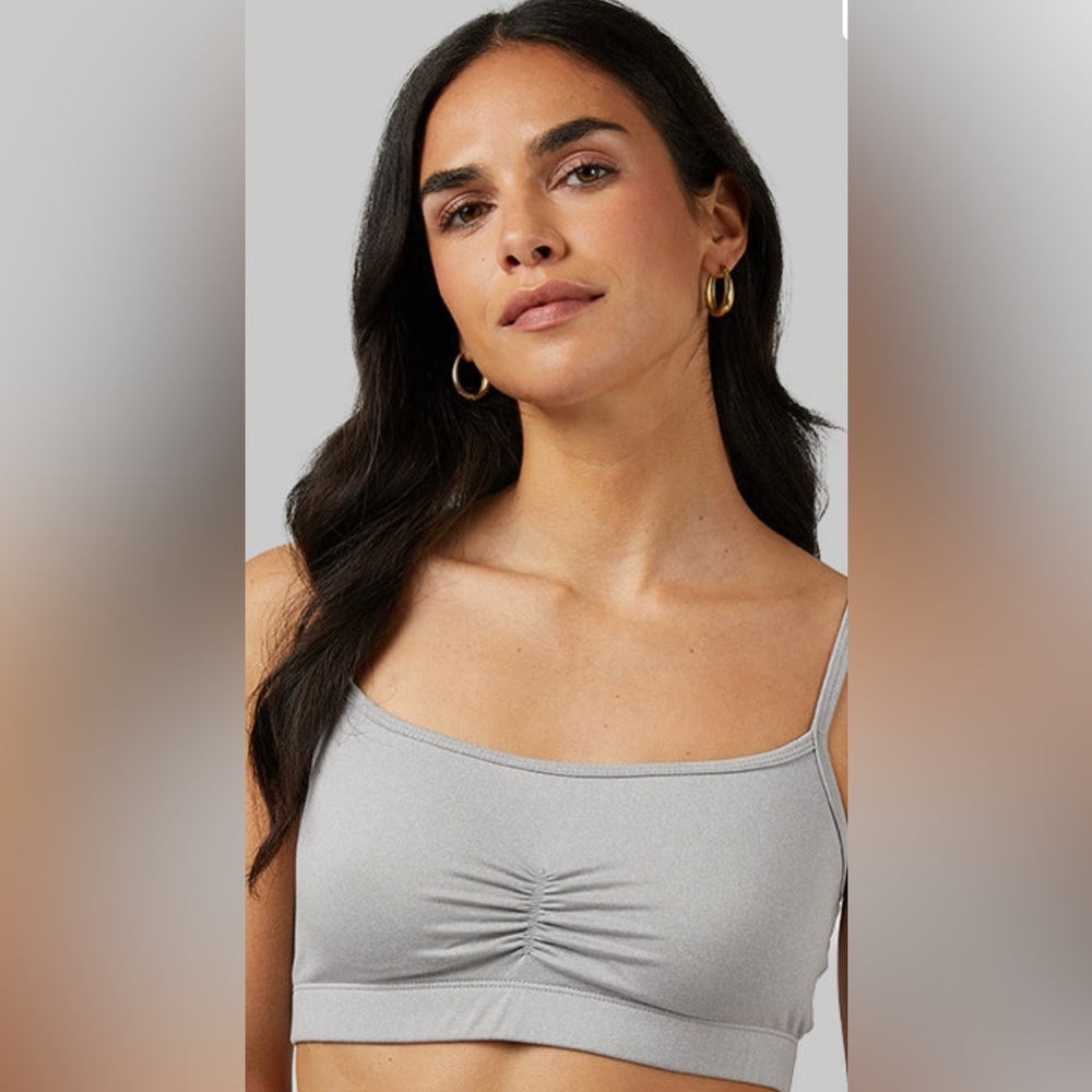 EUC! 32 DEGREES WOMENS 2 PACK GHOST GREY HEATHER COOL BRALETTE